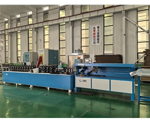德州高频焊门窗铝隔条成型设备